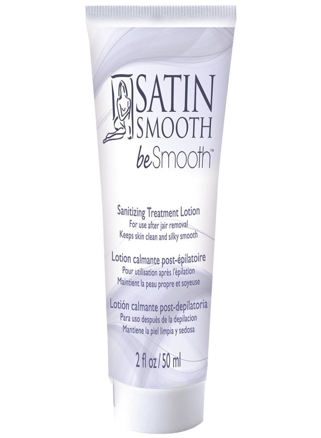 SATIN SMOOTH beSmooth After Wax Lotion – Post Wax Care Hair Removal & Ingrown Hair Prevention, Moisturizer for Silky Smooth Finish, 2 fl oz